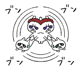 Osaka mother rabbit4 sticker #10145105