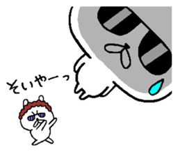 Osaka mother rabbit4 sticker #10145106