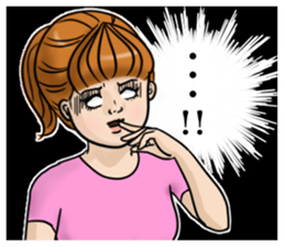 Too self-conscious sticker sticker #10145310