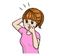 Too self-conscious sticker sticker #10145327