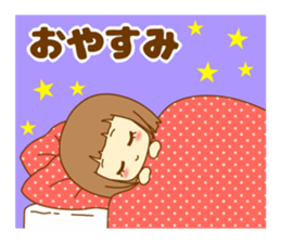 Everyday of Haruka of the nowadays girl. sticker #10145407