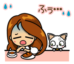 "Take care" MAYU-CHAN sticker #10145454