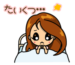 "Take care" MAYU-CHAN sticker #10145466