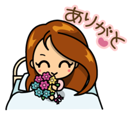 "Take care" MAYU-CHAN sticker #10145471