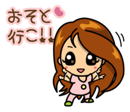 "Take care" MAYU-CHAN sticker #10145473