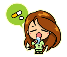 "Take care" MAYU-CHAN sticker #10145477