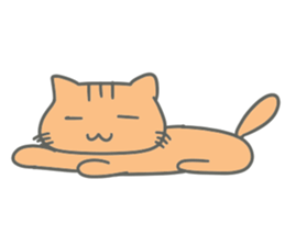 Brown kitten improved version sticker #10145613