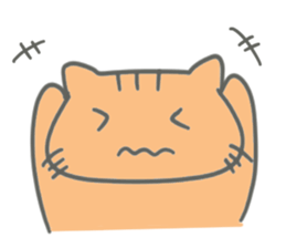 Brown kitten improved version sticker #10145615