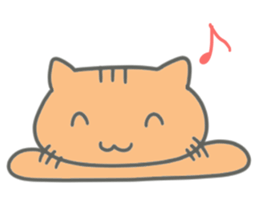 Brown kitten improved version sticker #10145618