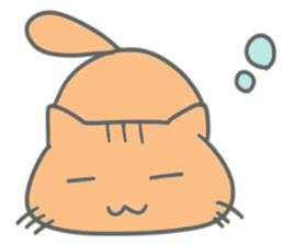 Brown kitten improved version sticker #10145629