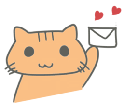 Brown kitten improved version sticker #10145633