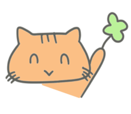 Brown kitten improved version sticker #10145640