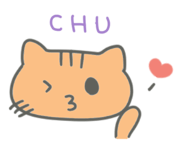 Brown kitten improved version sticker #10145641