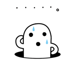 White HANIWA2 sticker #10146333