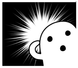 White HANIWA2 sticker #10146339