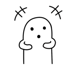 White HANIWA2 sticker #10146362