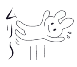 Yuri rabbit sticker #10146788