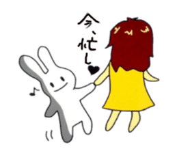 Yuri rabbit sticker #10146790