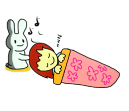 Yuri rabbit sticker #10146796