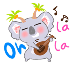Aloha Koala sticker #10146825