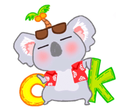 Aloha Koala sticker #10146829