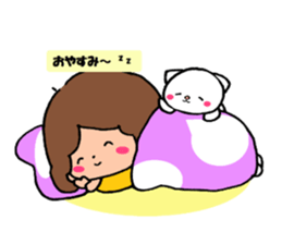 Graduation admission of my best girl sticker #10146887