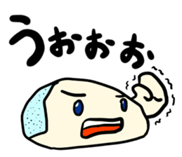Face rice cakes "Reaction" sticker #10146890