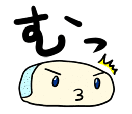 Face rice cakes "Reaction" sticker #10146896
