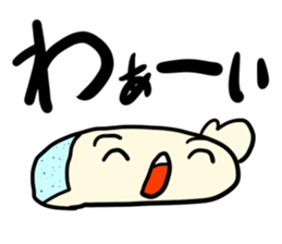 Face rice cakes "Reaction" sticker #10146904