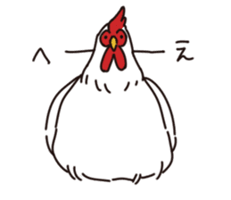three chickens sticker #10147383