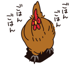 three chickens sticker #10147403