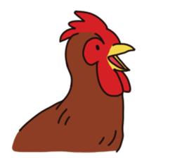 three chickens sticker #10147404