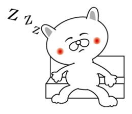 message of a cat sticker #10147477