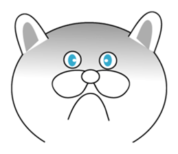 message of a cat sticker #10147482