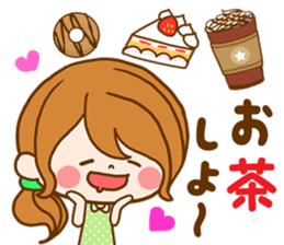 Pretty wife  by rurue sticker #10147871