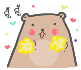Bear lovely sticker #10148372