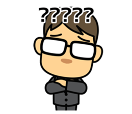 struggle white-collar worker : Japanese2 sticker #10148649