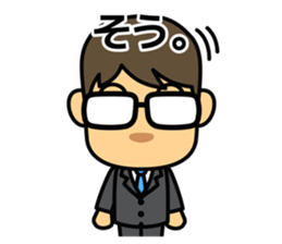 struggle white-collar worker : Japanese2 sticker #10148652