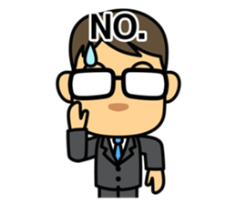 struggle white-collar worker : Japanese2 sticker #10148656