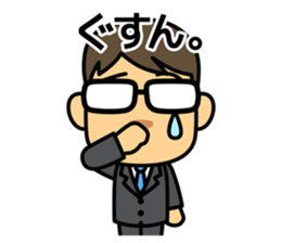 struggle white-collar worker : Japanese2 sticker #10148687