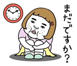 Ugly but charming woman honorific ver. sticker #10150397