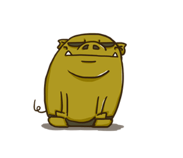 Orc Sticker sticker #10151137