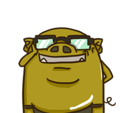 Orc Sticker sticker #10151164