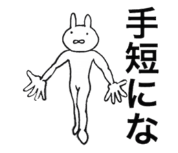 Blankness Rabbit sticker #10151329