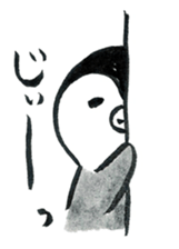 Tired penguin sticker #10151430