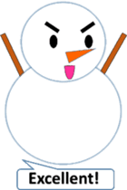 English love snowman sticker #10151542