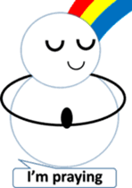 English love snowman sticker #10151544