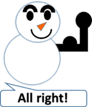 English love snowman sticker #10151554