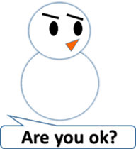 English love snowman sticker #10151556