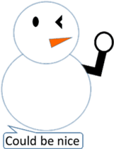 English love snowman sticker #10151580